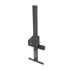 Multifunction Woodworking Ruler Aluminum Alloy T Shaped Black Measuring Marking