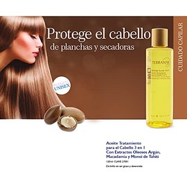 Terramar, Aceite tratamiento reparador para cabello 3 en 1, de 245 ml