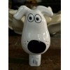 UPI Cute Retro Dog 3D Ceramic Night Light Whiskers Light