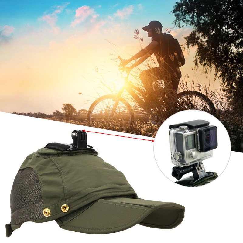 Sports Camera Multifunction Waterproof Baseball Hat Peaked Cap for DJI
