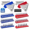 PRRPRR 8PS Magnetic Wrench and Socket Organizer Set, Tool Trays