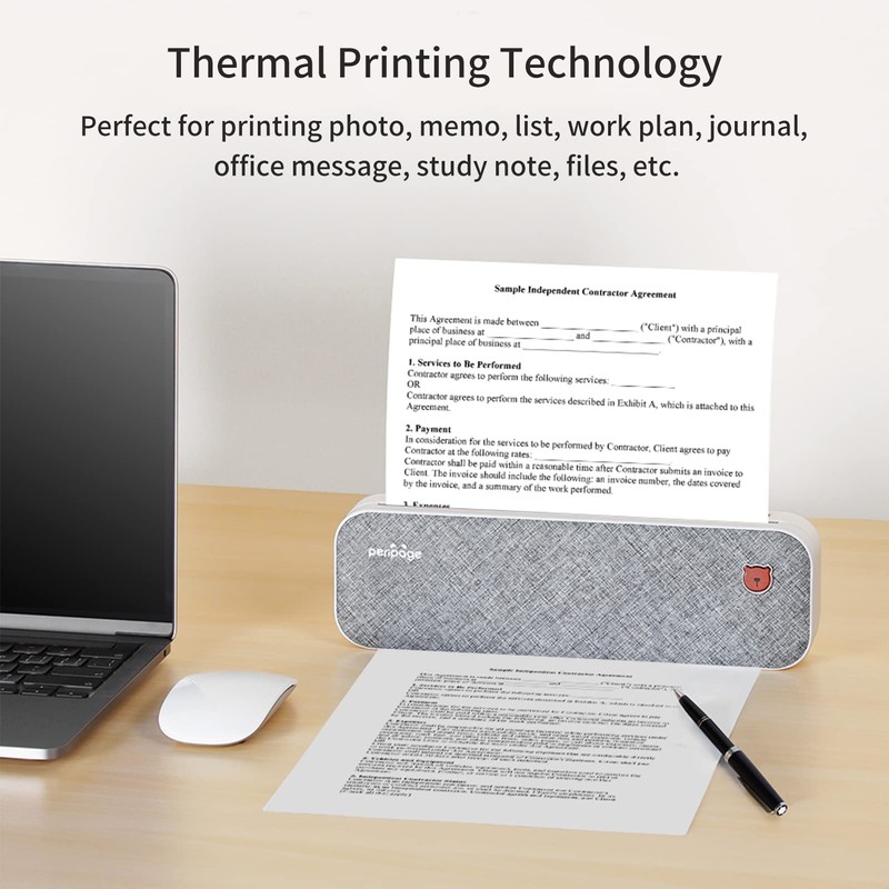Bisofice 2 Rolls of Thermal Paper A4 Anti-Curl, Compatible with
