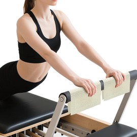 Pilates Non Slip Mat, Anti Slip Hand Workout Pads Foldable Grips Gloves for Yoga Pull Ups Gym Exercise