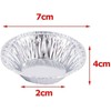 50PCS Silver Mini Pie Tins, Round Tart Pie Foil Pans,