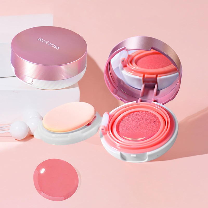 BLUE LOVE Liquid Cushion Blush - Cheek Tint, Contour (02