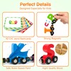 Vanmor 27 PCS Magnetic Wooden Alphabet Train Sets | ABC