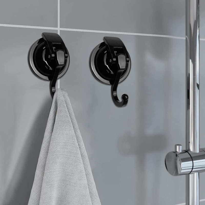 YSSILADI Heavy Duty Vacuum Suction Shower Hooks - Glass Suction