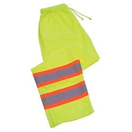Delta Plus WELS210 100% Polyester Class 3 Knit Mesh Work Pant, Hi-Viz Lime, 5X-Large
