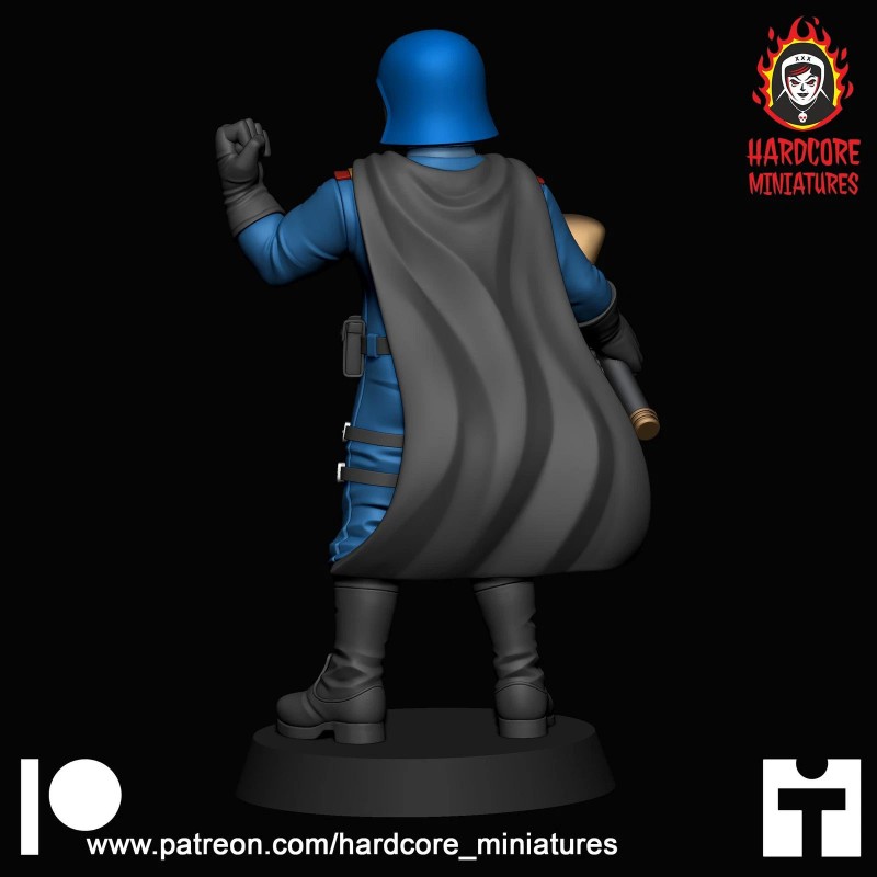 Character Snake Commander 32mm army builder set 1 3d printed