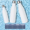 GeeRic Drinking Bottle 500 ml Stainless Steel Thermos Flasks Double-Walled