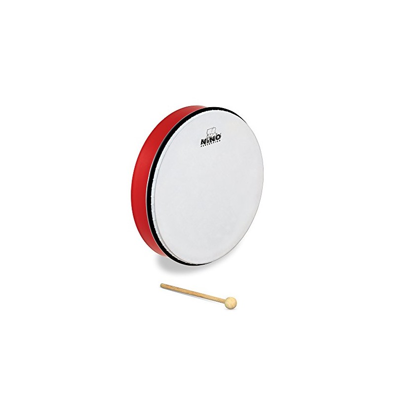 NINO Nino ABS Hand Drum, Large, Red, NINO6R