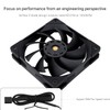 Thermalrlght TL-C12 PRO CPU Fan,120mm Computer PWM Fan for 4PIN,