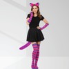 Cheshire Cat Costume, Pink and Purple Striped Top Cheshire Cat,
