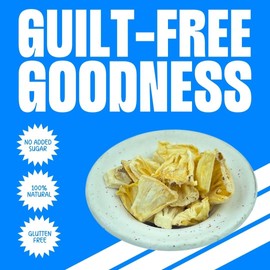 Moon Freeze Dried Pineapple Chips, Healthy Pineapple Snack, 100% Natural, Vegan, No Preservatives, No Added Sugar, 16 Gm, Moon_Pineapple_Chips, (16Gm) Pack of 2