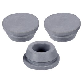 sourcing map Pack of 3 Air Conditioning Drain Plugs 18 mm Rubber Replacement Part for Windows AC Grey