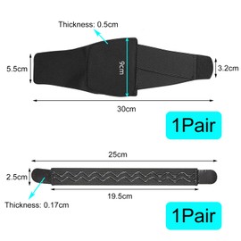 Neoreser Fußgewölbe Bandage Plantarfasziitis, Fußgewölbestütze Verstellbare Frauen Männer, Adjustable Rutschfeste Arch Unterstützung Pads, Für Fußschmerzen, hohe Bögen, Plattfüße, Schwarz