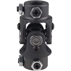3/4 DD*3/4DD Black Universal Steel Steering Shaft U-Joint