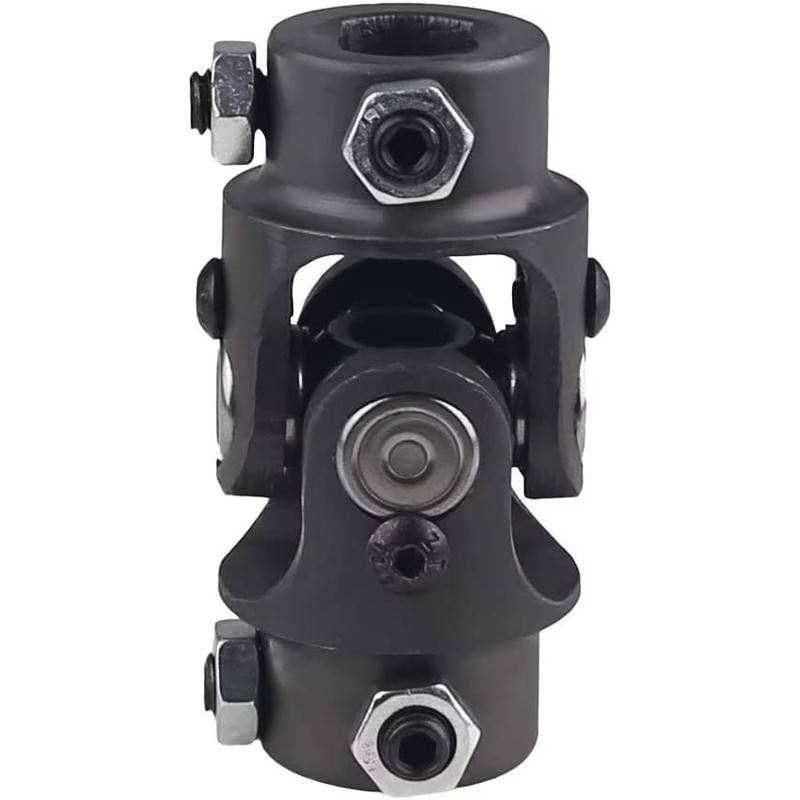 3/4 DD*3/4DD Black Universal Steel Steering Shaft U-Joint