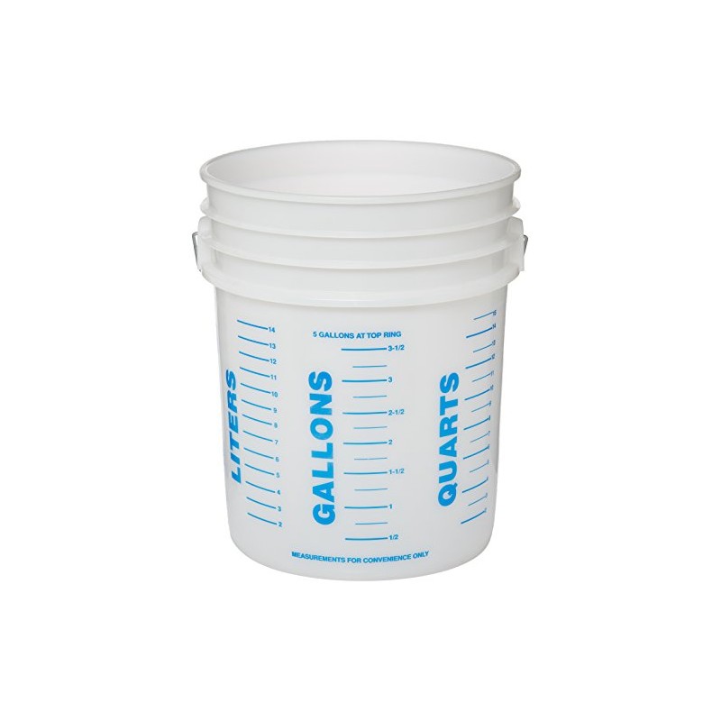 Kraft Tool GG468 Plastic Bucket without Lid, 5-Gallon,Multi