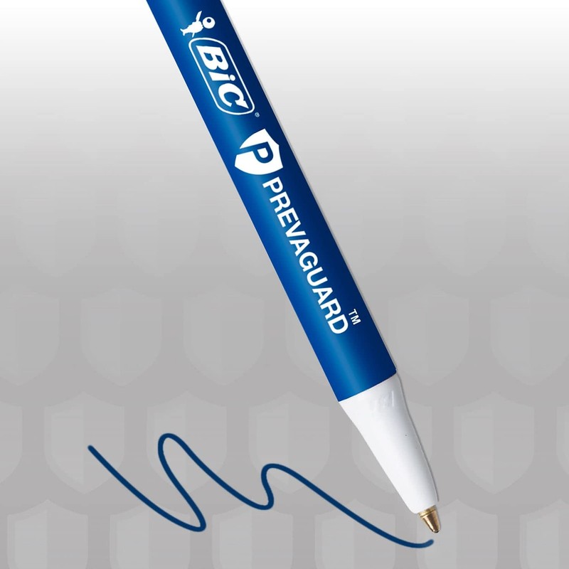 BIC PrevaGuard Clic Stic Ballpoint Pens with Antimicrobial Additive, Medium