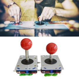 ljhnba General Game Joystick 2 4 8 Way Switchable Handle Gaming Accessory Simple To Operate For Wood Metal Panel Arcade Joystick Top