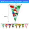 HOWAF Tropical Birds Decorations,16 Pieces Luau Hawaiian Toucan Parrot Birthday