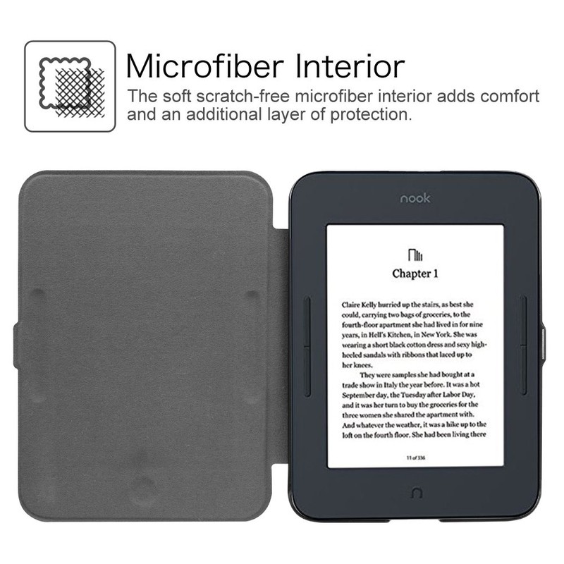 Fintie SlimShell Case for Nook GlowLight 3, Ultra Thin and