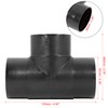 X AUTOHAUX 60mm Car Heater Warm 3 Way Air Ducting