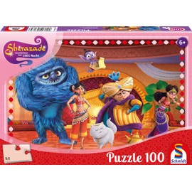 Schmidt Spiele Jigsaw Puzzle 56185 Sherazade – Geschichten aus 1001 Nacht in the Throne Room of Golden City Jigsaw Puzzle, 100 Pieces