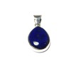 Blue Tear Drop Afghanistani LAPIS LAZULI Sterling Silver 925 Gemstone