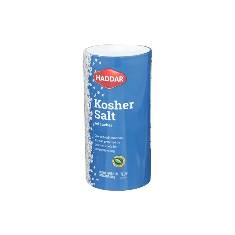 Haddar, Kosher Salt, 16 oz