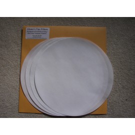 Glenn's Vac Filters Silver King Vacuum Filters 30 pack. Made of Polypropylene 2.5 O.SY.