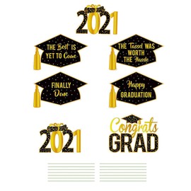 TYTUOO Garden Sign Decorations Yard Graduation With Stakes Sign Outdoor 2021 Home Decor Graduation Signs 2022 for Yard (Multicolor, One Size)