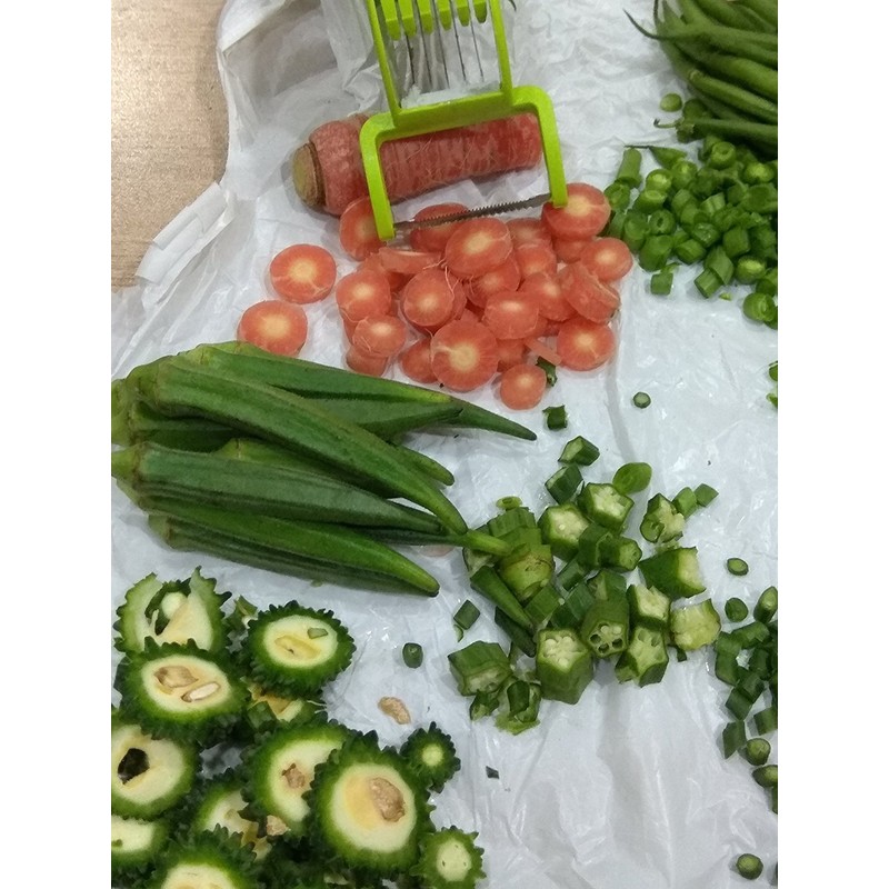 Vegetable Cutter Slicer Chopper 2 in 1 Stainless Steel 5