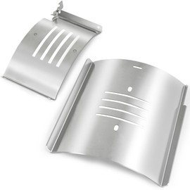 Flame Broiler Kit for Pit Boss Tabletop Portable 150 Pellet Grills Pro Series II Mahogany 150PPS Replacement Parts Pitboss Diffuser Heat Deflector Plate Smoker BBQ Accessories