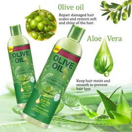 Olive Oil Moisture Restore Creamy Aloe Shampoo 12.5fl.oz