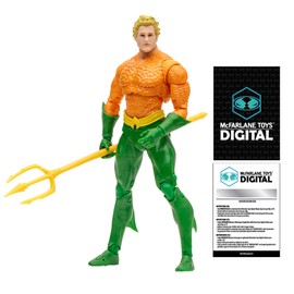 McFarlane Toys - DC Direct Aquaman (DC Classic) Figura de acción de 7 Pulgadas con colección Digital