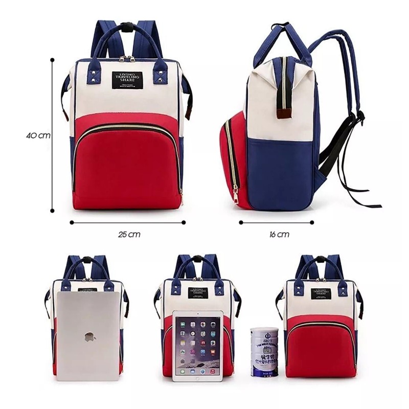 Monzó Mochila Pañalera, Mochila Multifuncional Moderna.