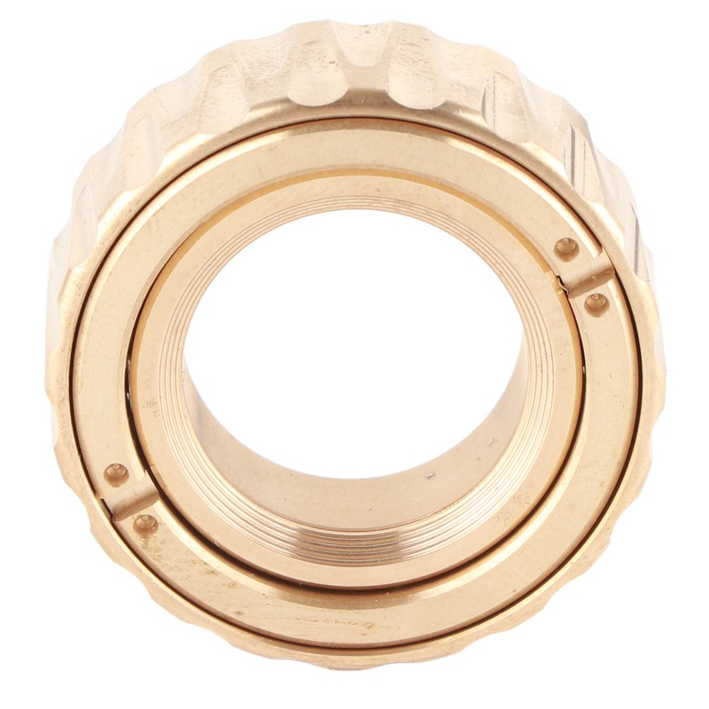 Gears Fidget Ring Anxiety Relief Rotatable Portable Metal Magnetic Adults