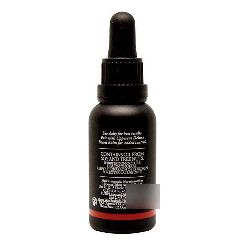 Aceite Para Barba Hombres Suave Con Argán Jojoba Y Romero