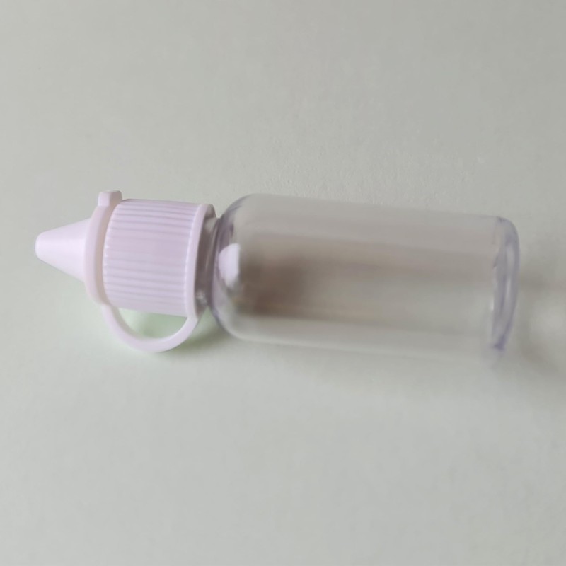 SHC Web 10 x 15ml Clear Plastic Dropper Bottle -