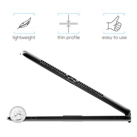 typecase typecase Touch for iPad 9th Generation Case with Keyboard (10.2", 2021),Multi-touch Trackpad,10 Color Backlight, 360 Rotatable, Thin & Light for 8th Gen (2020),7th Gen (2019), Air 3,Pro 10.5 (Black).