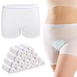 HANSILK Mesh Postpartum Underwear 16 Counts High Waist Hospital Mesh Panties Postpartum Breathable,Delivery Post Surgical Recovery C-section Underwear