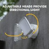 UME 2-Pack 19W Dusk to Dawn LED Security Light Outdoor,