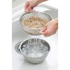 Yoshikawa 3804633 Colander Ball Set, Easy to Drain, Silver, Set