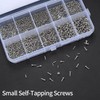 1200 Pcs Mini Screw kit, M1/M1.2/M1.4/M1.7 Micro Phillips Head Pan