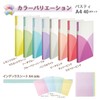 PLUS Plus Clear File A4 Vertical 40 Pockets Pasty 98-410