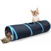 Sheldamy Cat Tunnel, 2-Way Cat Tunnels for Indoor Cats, Collapsible