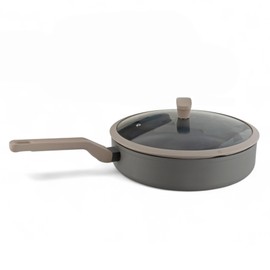 STP GOODS Aluminum Non-Stick Saute Pan with Glass Lid (26cm)
