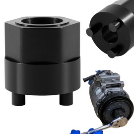 A/C Compressor Clutch Hub Remover Tool 20mm for Drive Hub of Denso Clutchless Compressors 5SE09C 5SE12C 5SEL12C 5SL12C 6SEL14C 6SEL16C 6SEU14C 6SEU16C 7SEU16C 7SEU17C